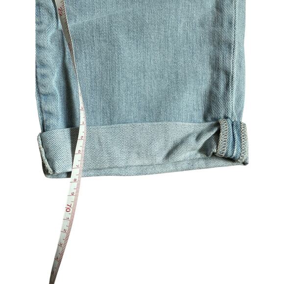 Hudson Natalie Blue Light Wash Distressed Denim Boyfriend Jeans size 27 - Picture 4 of 10